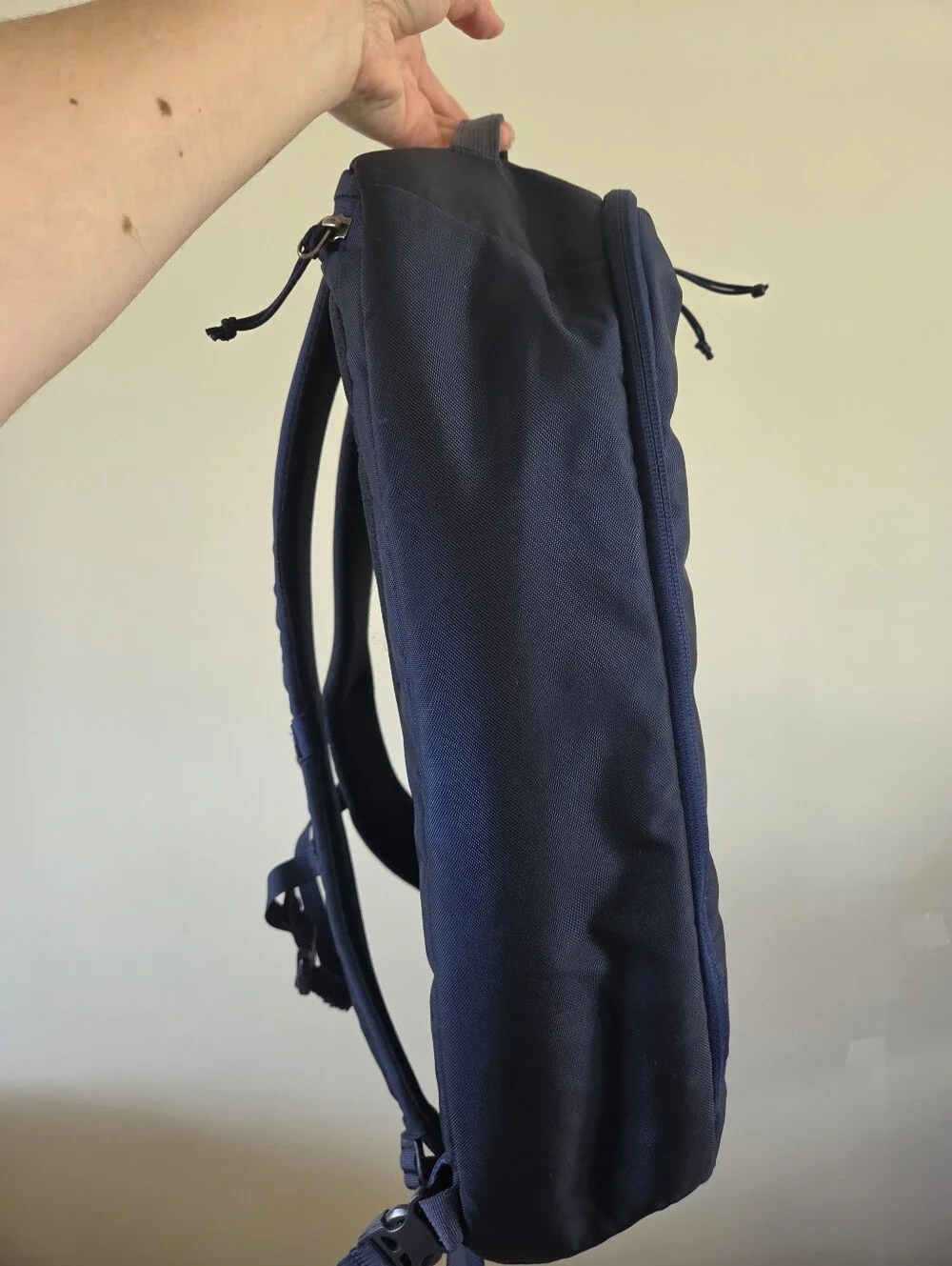 Patagonia Tres 25L 3-Way Convertible Backpack Briefcase Shoulder Bag Navy Blue
